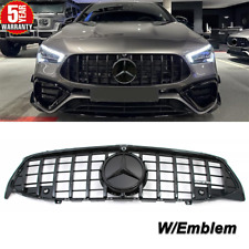 Black GTR Grille W/Star For 2020-2023 Mercedes Benz W118 CLA250 CLA200 CLA35 AMG picture