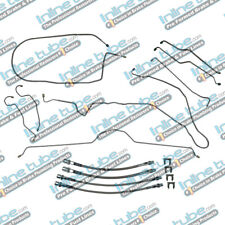 74-82 Chevrolet Corvette Power Disc Brake Line Kit and Ss Flex Hose Set picture