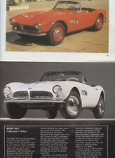 1956 1957 1958 1959 BMW 507 8 pg COLOR ARTICLE picture