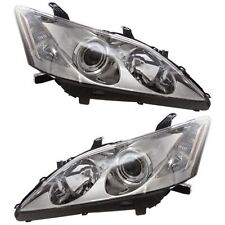 Headlight Assembly Set For 2007-2009 Lexus ES350 Left Right Clear Lens Halogen picture