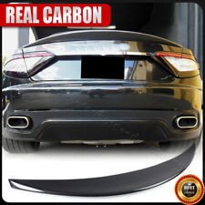 For Maserati GranTurismo Coupe 2012-14 REAL CARBON Fiber Rear Trunk Spoiler Wing picture