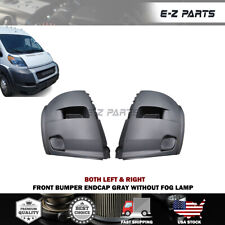 For 2019-2022 RAM Promaster Front Both Left & Right Bumper Endcap Gray Without picture