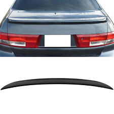 Fits 2003-2005 Honda Accord Glossy Black Painted ABS Plastic Rear Spoiler Lip picture