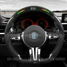 Carbon Fiber Customized Led Flat Steering Wheel for BMW M1 M2 M3 M4 F80 F82 X5X6 picture