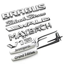 Bison Wald V12 Brabus for Mercedes Benz Metal Car Body Sticker Rear Badge Decal picture