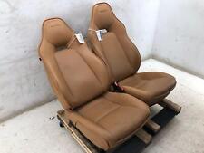ASTON MARTIN RAPIDE FRONT LEFT & RIGHT SEAT SET W/SCREENS SAHARA TAN *PARTS* picture