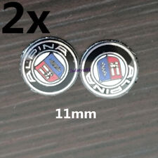 2X 11MM Remote Car Key emblem Badge Decal Sticker for ALPINA B7 B5 B3 picture