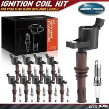10x Ignition Coil & IRIDIUM Spark Plug Kits for Ford Expedition 2008-2014 F-150 picture