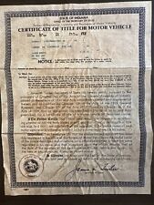 1969 Chevrolet Camaro Z28 Coupe   historical document Collectible Certificate picture