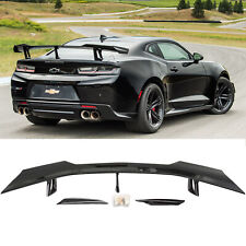For 2016-2024 Chevy Camaro All Models ZL1 1LE Style Rear Spoiler Gloss Black picture