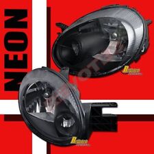 03 04 05 Dodge Neon SE SXT SRT4 SRT-4 Black Headlights Head Lamps 1 Pair picture