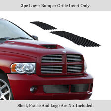 Fits 2004-2006 Dodge Ram SRT 10 Lower Bumper Stainless Black Grille Insert picture
