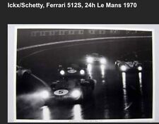 Ferrari 512S 24 Hr Le Mans 1970 - Ickx /Schetty Night Racing  Car Poster Own It picture