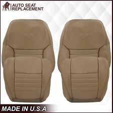 For 1999 2003 Ford Mustang GT Convertible Coupe Medium Parchment Tan Seat Covers picture