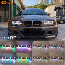 For BMW E46 Coupe Convertible Concept M4 Iconic Style RGB LED Angel Eyes picture