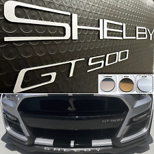SHELBY + GT500 SPOILER SPLITTER BUMPER ALUM PLASTIC LETTERS INSERTS 2020-2024 picture