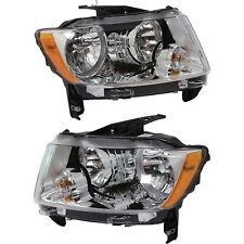 Headlight Set For 2011 2012 2013 Jeep Compass Left and Right 2Pc picture
