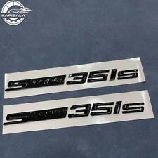 2pcs Gloss Black SDrive35is SDrive Fender Badge Emblem For Z4 E89 S Drive 35is picture