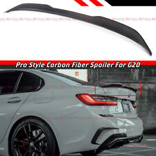 FOR 19-24 BMW G20 330i G80 M3 COMPETITION STYLE CARBON FIBER TRUNK SPOILER WING picture