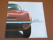 1970 Opel GT NOS Mint Original Dealership Showroom Sales Brochure Catalog picture