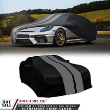 For Porsche Carrera GT Indoor Car Cover Satin Stretch Black/Grey picture