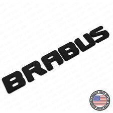 Brabus Emblem 3D Trunk Logo Nameplate Badge Letter Mercedes AMG - Gloss Black picture