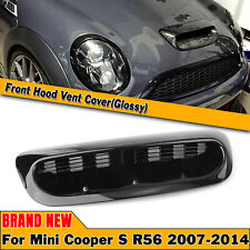 1pc Front Air Vent Trim Hood Bonnet Scoop For Mini Cooper S R56 2007-2014 Black picture