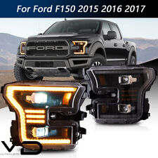 VLAND LED Headlights For Ford F150 Front Head Lamps Start Up Animation 2015-2017 picture