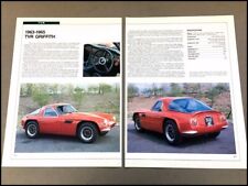 TVR Griffith Car Review Print Article with Specs 1963 1964 1965 P406 picture