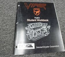 1995 Dodge Viper RT10 Roadster Convertible Engine Shop Service Repair Manual picture