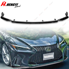 FOR 21-24 LEXUS IS350   F SPORT V STYLE GLOSS BLACK FRONT BUMPER SPOILER LIP picture