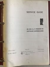 Original 1966 service guide for the Porsche 912 engine Real Rare  picture
