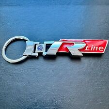 Nicest VW R-Line Keychain Online: Volkswagen R-Line Premium Metal Keychain RED picture