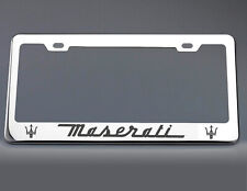 Maserati License Plate Frame Stainless Steel with Laser Engraved picture