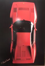 Ferrari 1984 288 GTO TOP VIEW Car PosterVery High Quality Rene Staud Germany picture