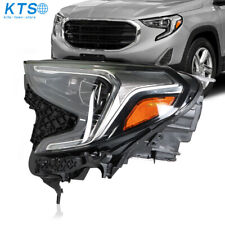 Driver Left For 2018-2021 GMC Terrain Xenon HID Headlight Assembly Chrome Clear picture