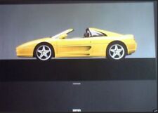 Ferrari F355 GTS Very Rare Factory Produced Out of Print Car Poster WOW picture
