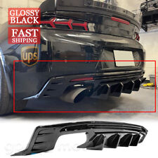 For Chevy Camaro SS LT LS 16-2020 Glossy Black Rear Bumper Lip Diffuser Spoiler picture