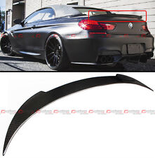 For 2012-16 BMW F12 640i 650i M6 CONVERTIBLE V CARBON FIBER TRUNK SPOILER WING picture