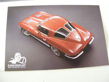 1963 CHEVROLET CORVETTE STING RAY COUPE HERITAGE ONE HUNDRED YEARS POSTCARD NEW picture