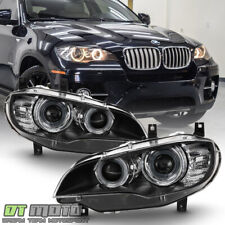 2011-2014 BMW X6 E71 HID/Xenon w/AFS Projector Headlights Headlamps Left+Right picture