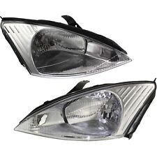 Headlights Headlamps Left & Right Pair Set NEW for 00-02 Ford Focus picture