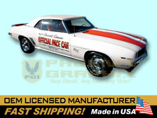 1969 Chevrolet Camaro Indianapolis Indy 500 Pace Car Door Decals Graphics Kit picture