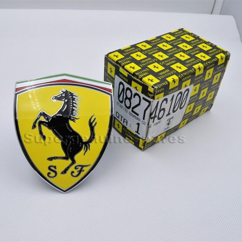 For Ferrari 458 Italia&Spider &Speciale Fender Shield Badge Emblem 82746100 (1PC