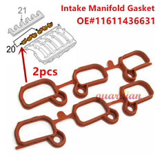 2x Engine Intake Manifold Gasket Set For BMW 3 5 Series E46 E60 E53 11611436631 picture
