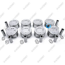8x Pistons & Rings Kit STD Φ93mm For Porsche Cayenne S 4.5L V8 955 9PA M48.00 picture