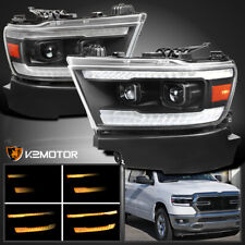 Fits 2019-2024 Dodge Ram 1500 Switchback LED Sequential Projector Headlights picture