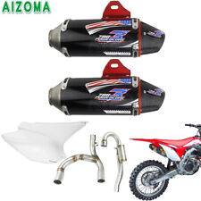 Dual Exhaust Pipe Muffler System For Honda CRF230F CRF150F 03-16 Dirt Pit Bike picture