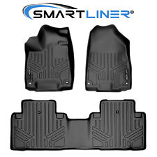 SMARTLINER All Weather Custom Fit Floor Mats (2 Rows) Set for MDX (Black) picture