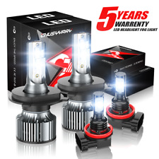 6500K LED High/Low Beam Headlight + Fog Light Bulbs for Honda CRV 2007-2014 CR-V picture